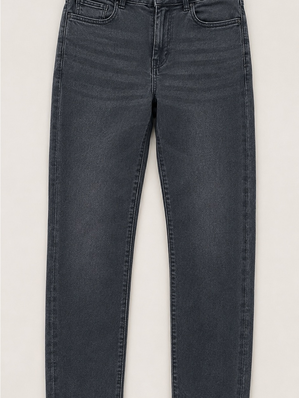 American Eagle Outfitters Women's Straight Leg Jeans in Black/ Charcoal
